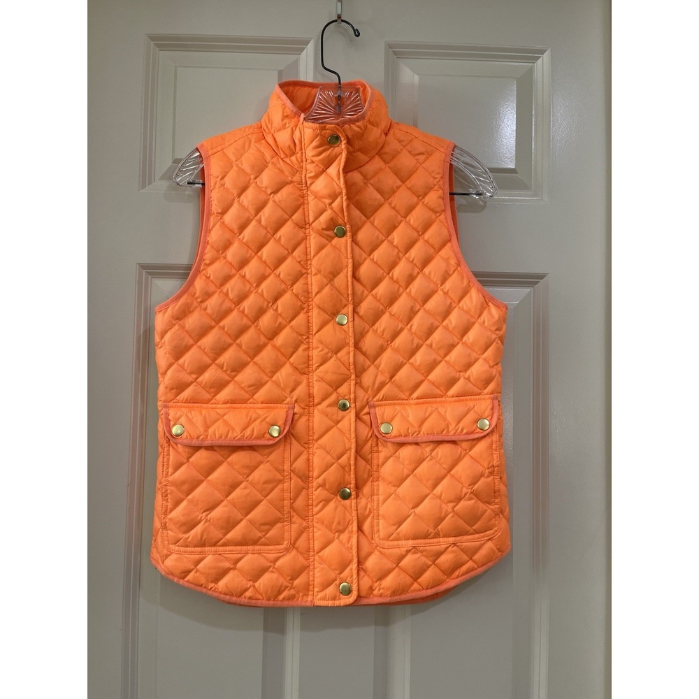 J CREW women 70% down vest size XS‎